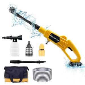 [No battery] 900PSI Handheld Pressure Washer for Dewalt 20V Batteries with 6-in-1 Nozzle for Automotive Cleaning