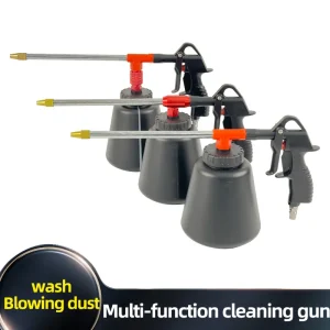 Pneumatic high-pressure cleaning gun spray gun car wash engine oil oil water air dual adjustable air pump air compressor