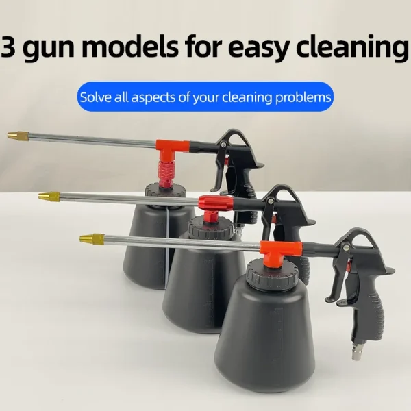Pneumatic high-pressure cleaning gun spray gun car wash engine oil oil water air dual adjustable air pump air compressor - Image 6